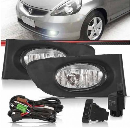 Kit Farol De Milha Auxiliar Honda Fit 2003 2004 2005 2006